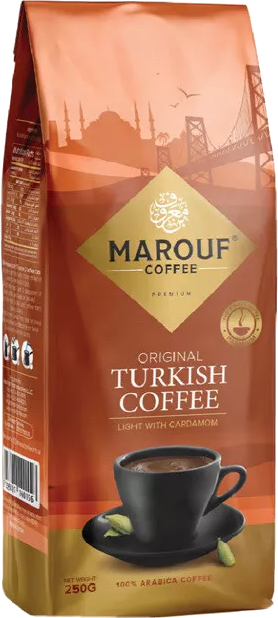 Light Turkish Coffee with cardamom